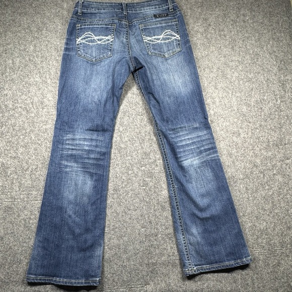 Cowgirl Tuff Blue Boot Cut Jeans - Picture 3 of 12